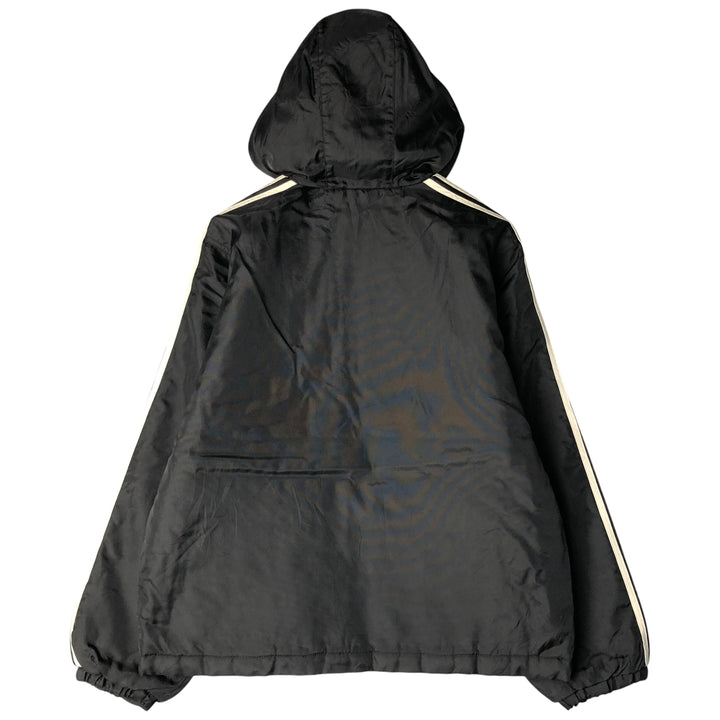 90'S Adidas Padded Parka Puffer Jacket Men's Size L Vintage Nylon black type Vintage Second Hand