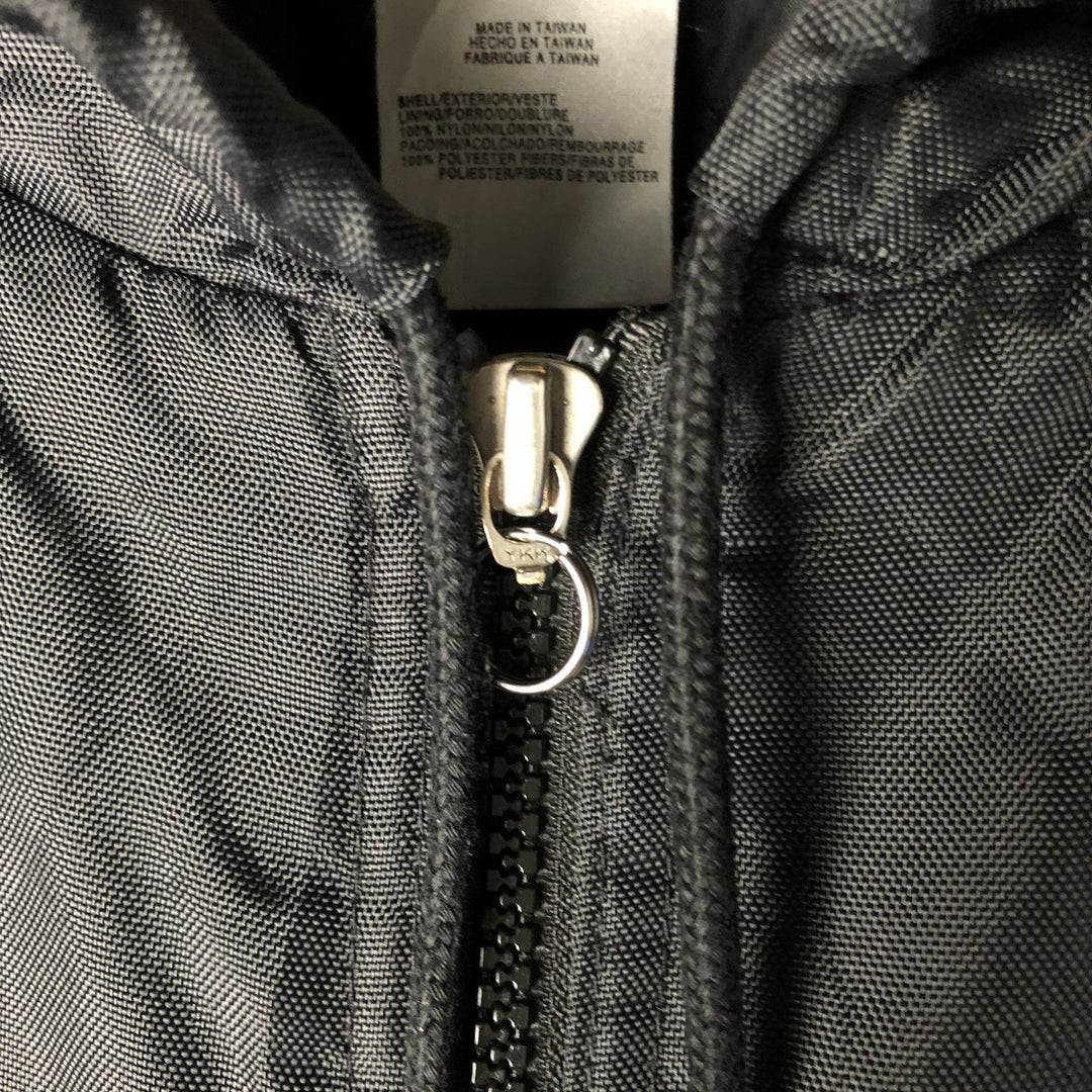 90'S Adidas Padded Parka Puffer Jacket Men's Size L Vintage Nylon black type Vintage Second Hand