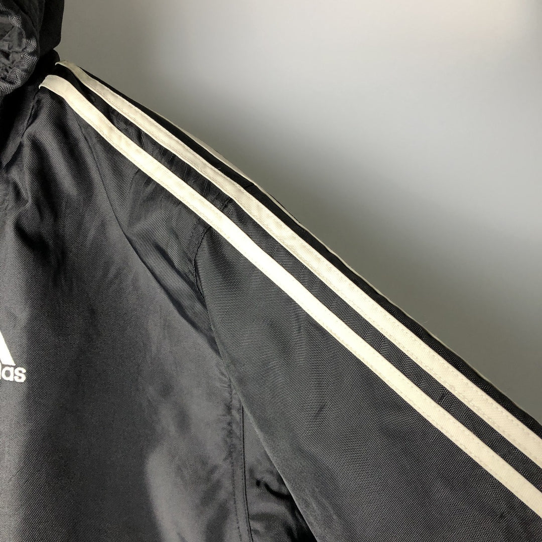 90'S Adidas Padded Parka Puffer Jacket Men's Size L Vintage Nylon black type Vintage Second Hand