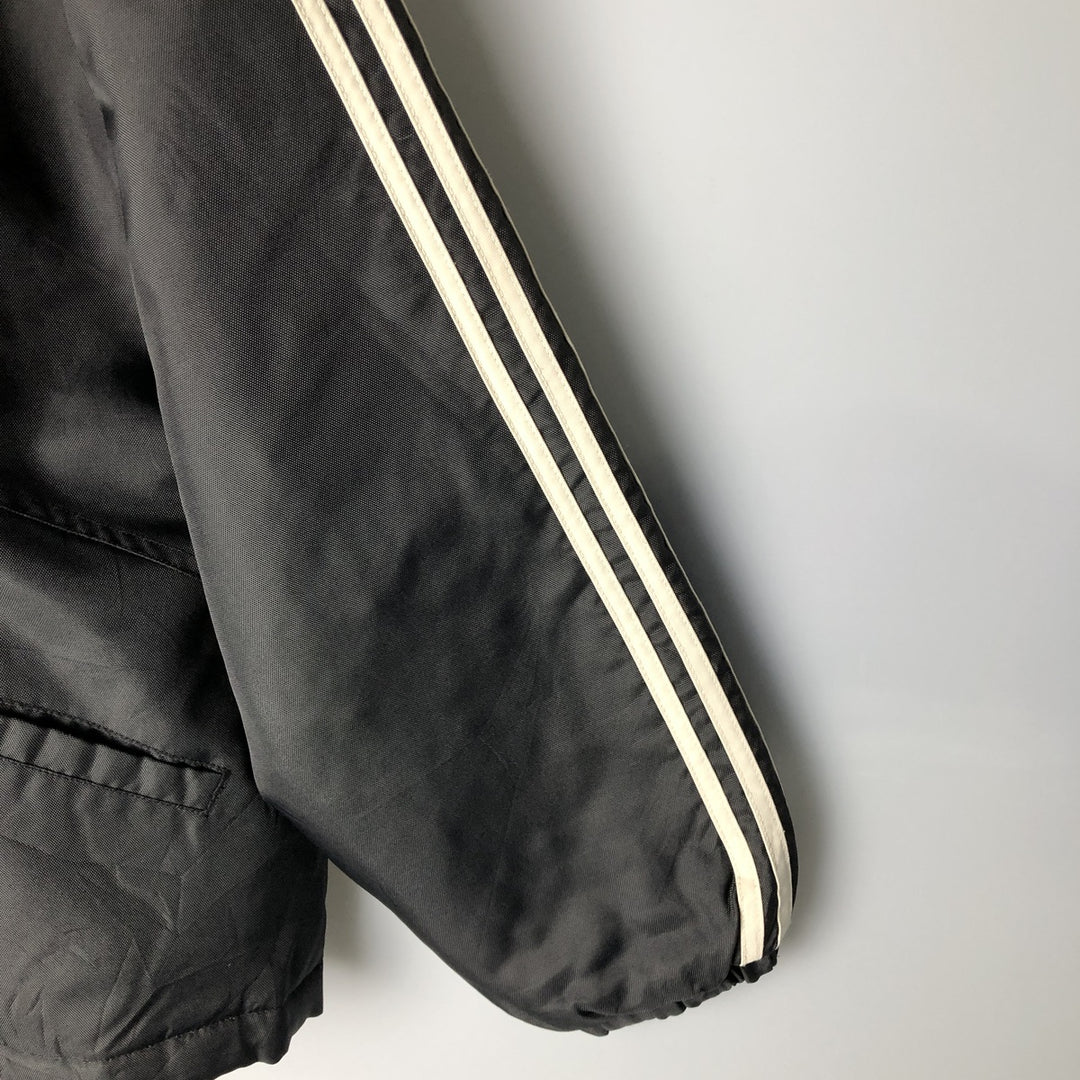 90'S Adidas Padded Parka Puffer Jacket Men's Size L Vintage Nylon black type Vintage Second Hand