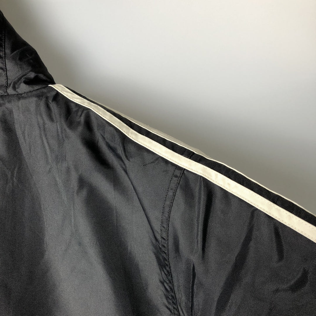 90'S Adidas Padded Parka Puffer Jacket Men's Size L Vintage Nylon black type Vintage Second Hand