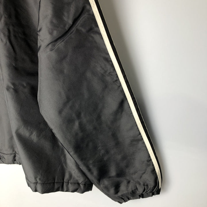 90'S Adidas Padded Parka Puffer Jacket Men's Size L Vintage Nylon black type Vintage Second Hand