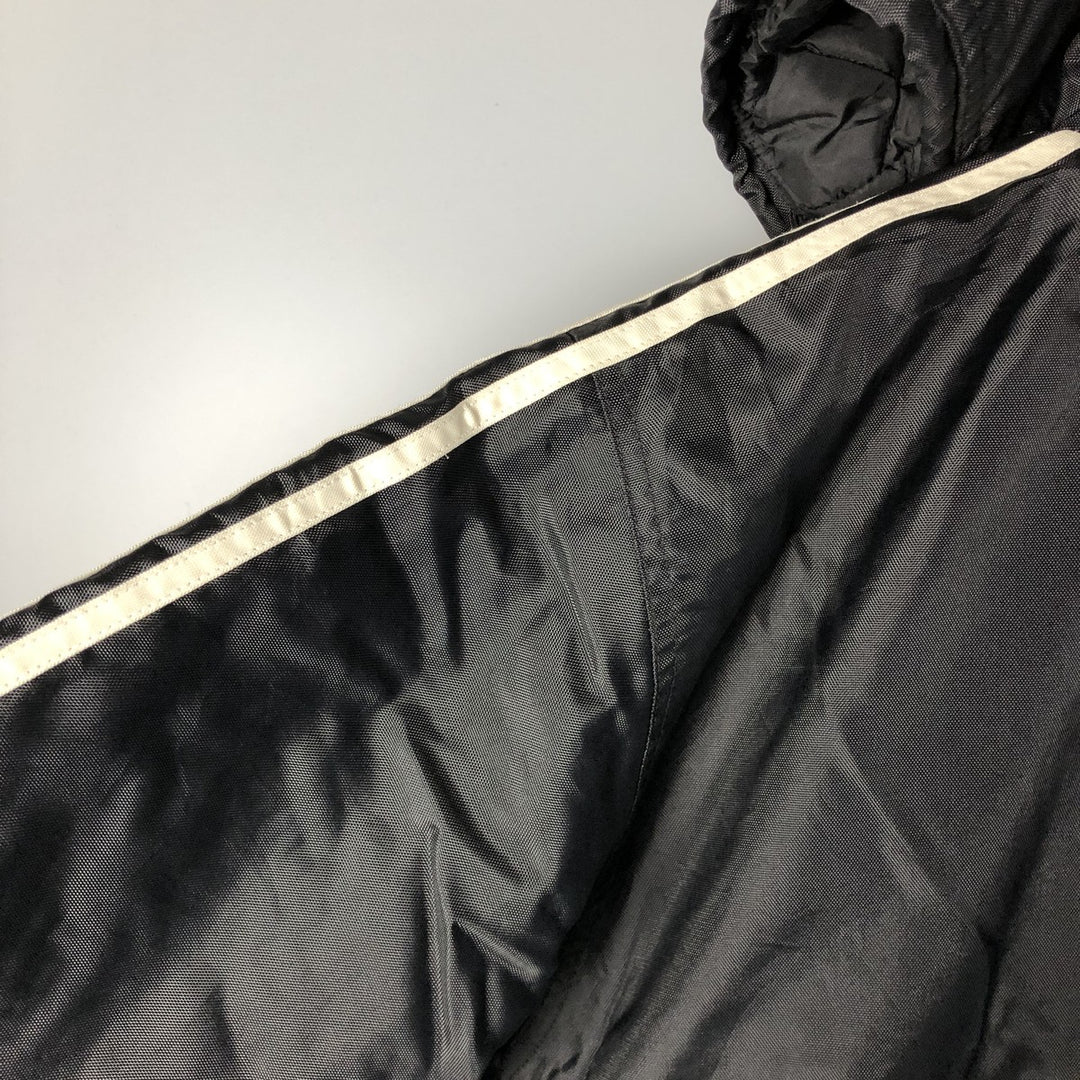 90'S Adidas Padded Parka Puffer Jacket Men's Size L Vintage Nylon black type Vintage Second Hand