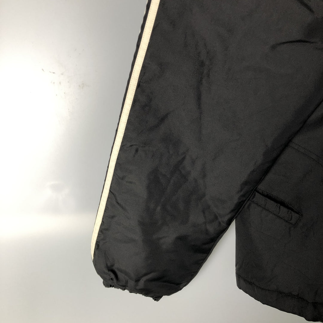 90'S Adidas Padded Parka Puffer Jacket Men's Size L Vintage Nylon black type Vintage Second Hand