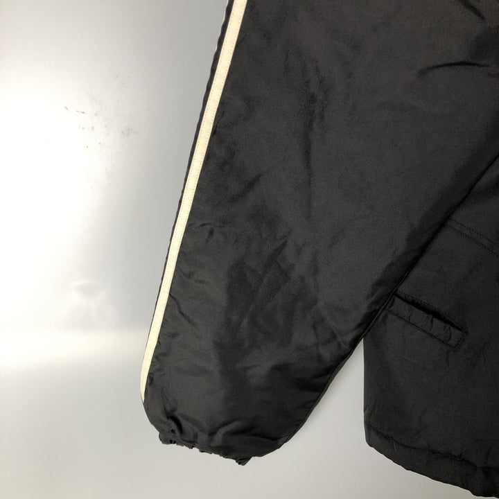 90'S Adidas Padded Parka Puffer Jacket Men's Size L Vintage Nylon black type Vintage Second Hand