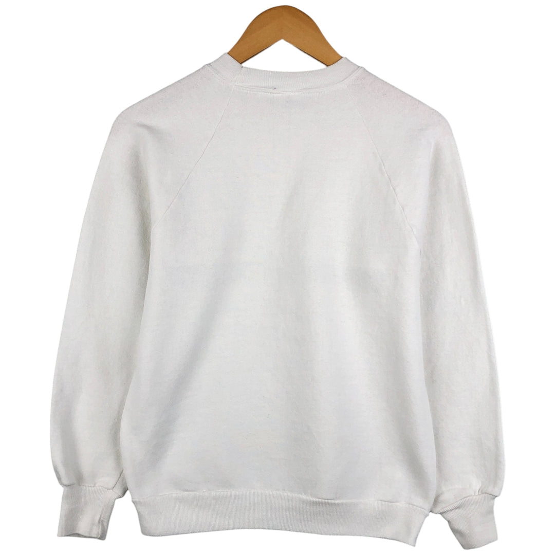 Vintage 70s-80'S Russell JERZEES college sweatshirt, made in the USA, size M, men's cotton white type Vintage Second Hand
