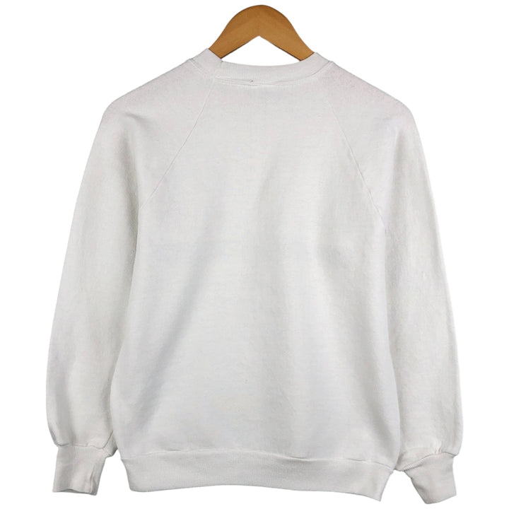 Vintage 70s-80'S Russell JERZEES college sweatshirt, made in the USA, size M, men's cotton white type Vintage Second Hand