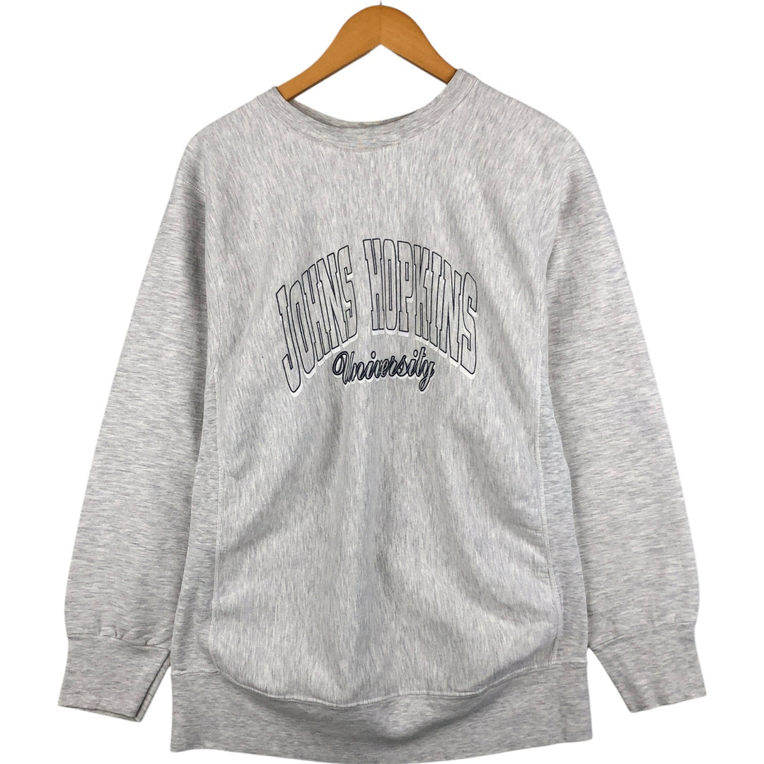 Vintage 90'S MV SPORT PRO-CUT college sweatshirt, size L, men's cotton gray type Vintage Second Hand