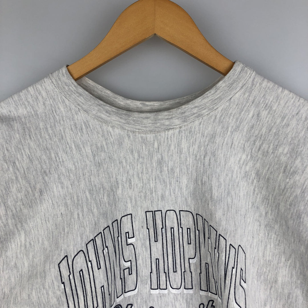 Vintage 90'S MV SPORT PRO-CUT college sweatshirt, size L, men's cotton gray type Vintage Second Hand