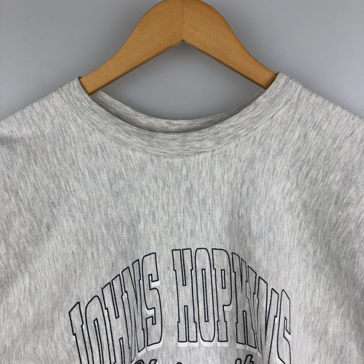 Vintage 90'S MV SPORT PRO-CUT college sweatshirt, size L, men's cotton gray type Vintage Second Hand