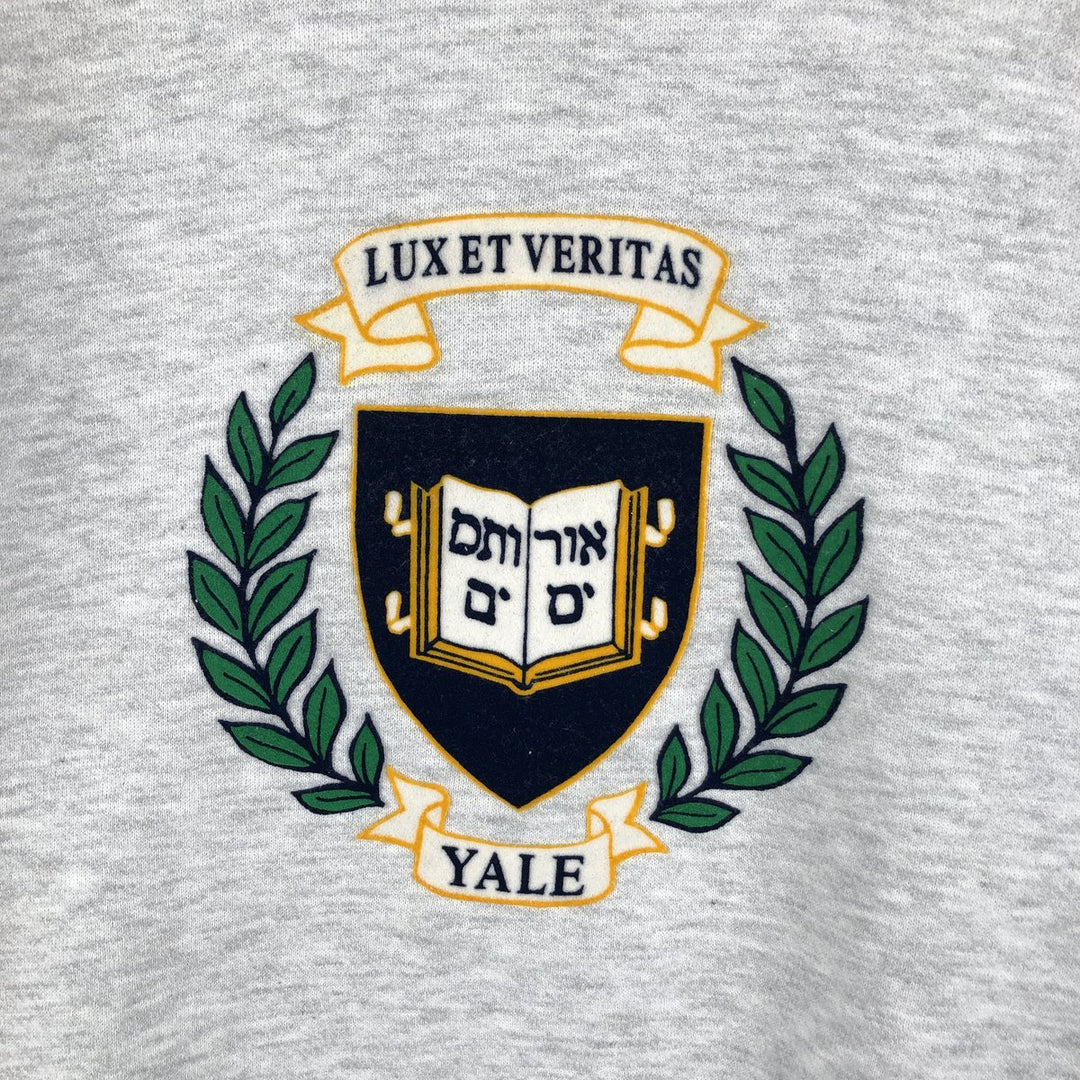 Vintage 90'S JanSport YALE University college sweatshirt, made in the USA, size M, men's cotton gray type Vintage Second Hand