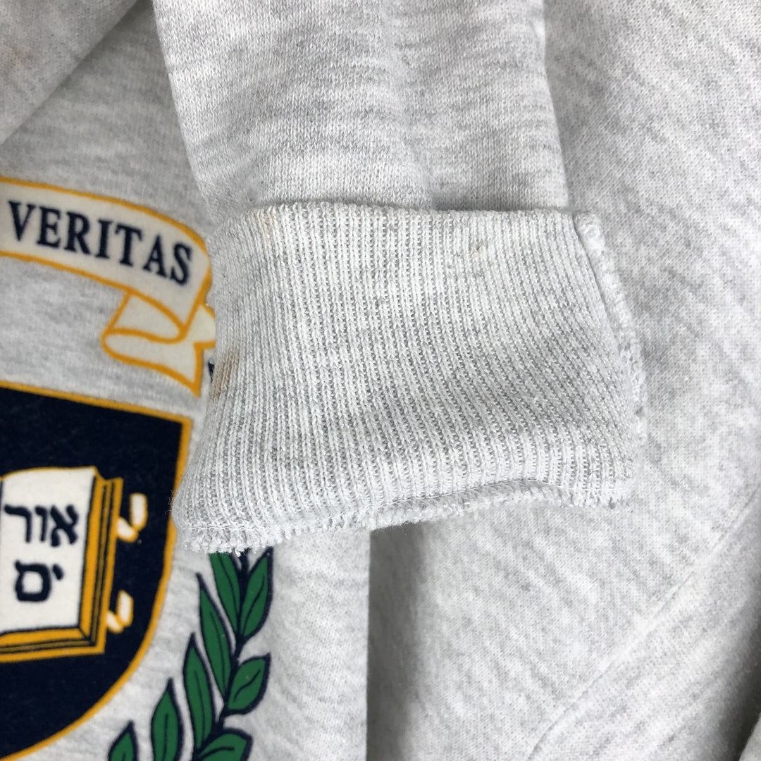 Vintage 90'S JanSport YALE University college sweatshirt, made in the USA, size M, men's cotton gray type Vintage Second Hand