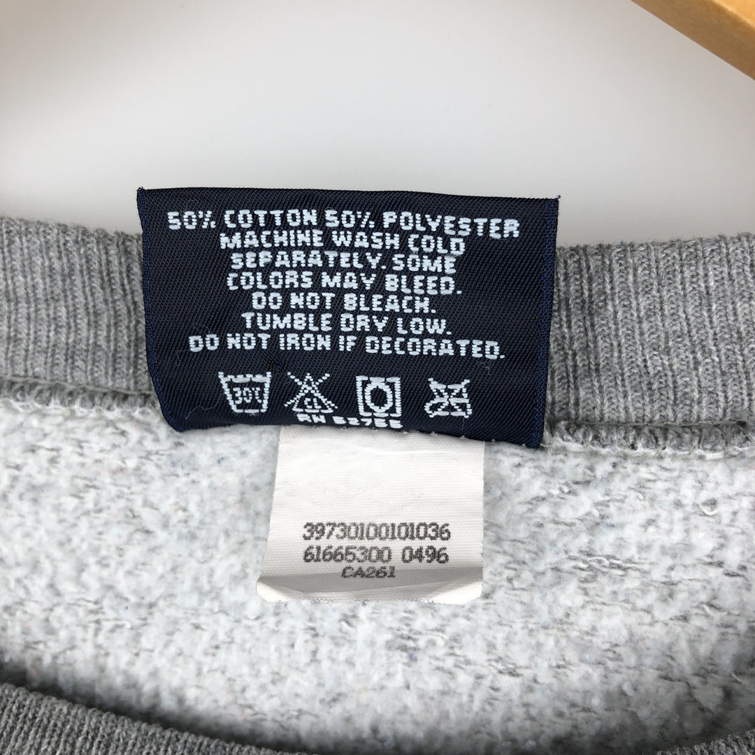 90'S Jansport College Sweatshirt, Made in USA, Men's XL, Vintage cotton gray type Vintage Second Hand