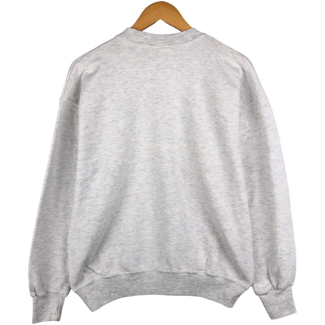 Vintage 90'S Rugged Sweats college sweatshirt, made in the USA, size L, men's cotton gray type Vintage Second Hand