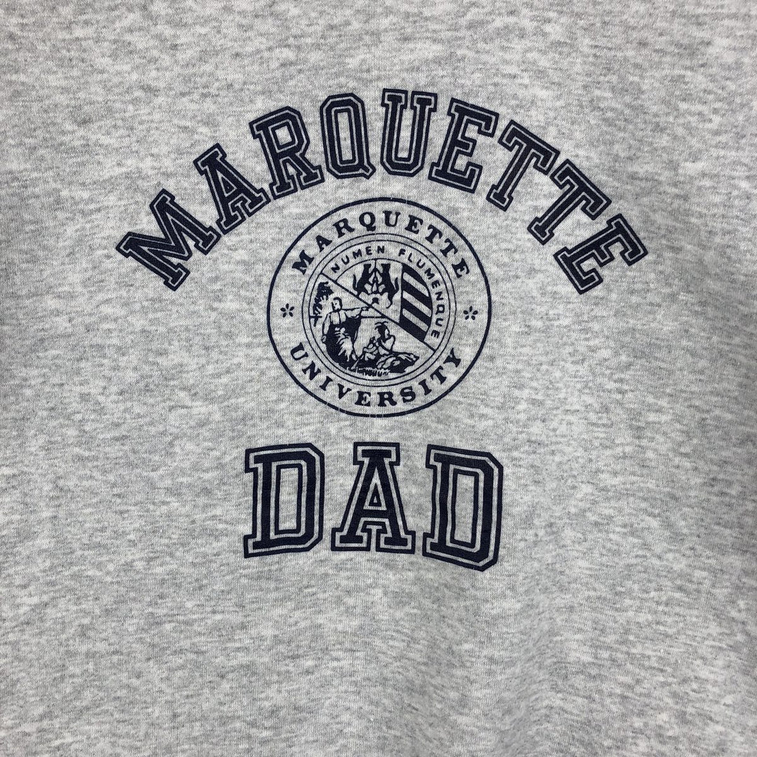Vintage 1980'S ARTEX triple print college sweatshirt, made in the USA, men's size L cotton gray type Vintage Second Hand