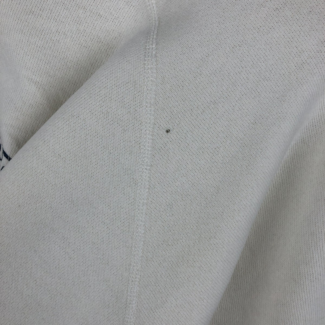 Vintage 1980'S Hanes blue tag YALE University college sweatshirt, made in the USA, size L, men's cotton white type Vintage Second Hand