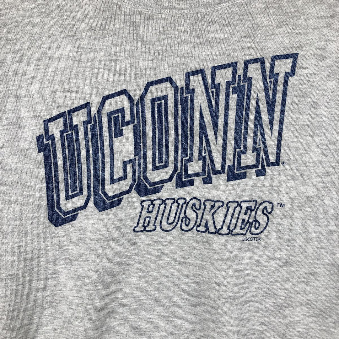 Vintage 90'S Jerzees college sweatshirt, made in the USA, size L, men's cotton gray type Vintage Second Hand