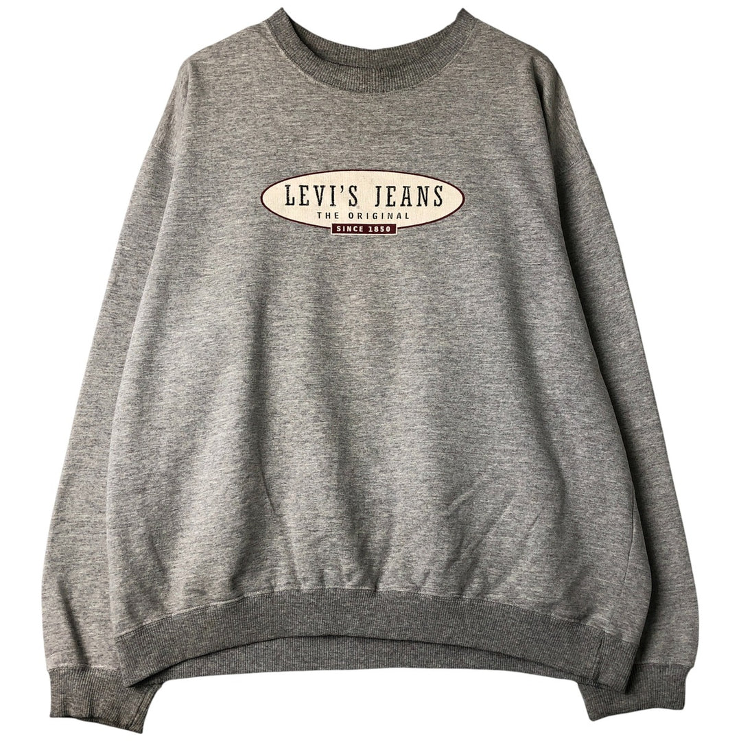 Vintage Levi's logo sweatshirt, made in Canada, size M, men's cotton gray type Vintage Second Hand