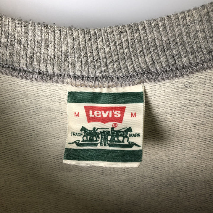 Vintage Levi's logo sweatshirt, made in Canada, size M, men's cotton gray type Vintage Second Hand