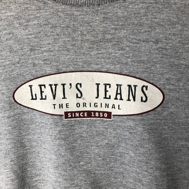 Vintage Levi's logo sweatshirt, made in Canada, size M, men's cotton gray type Vintage Second Hand
