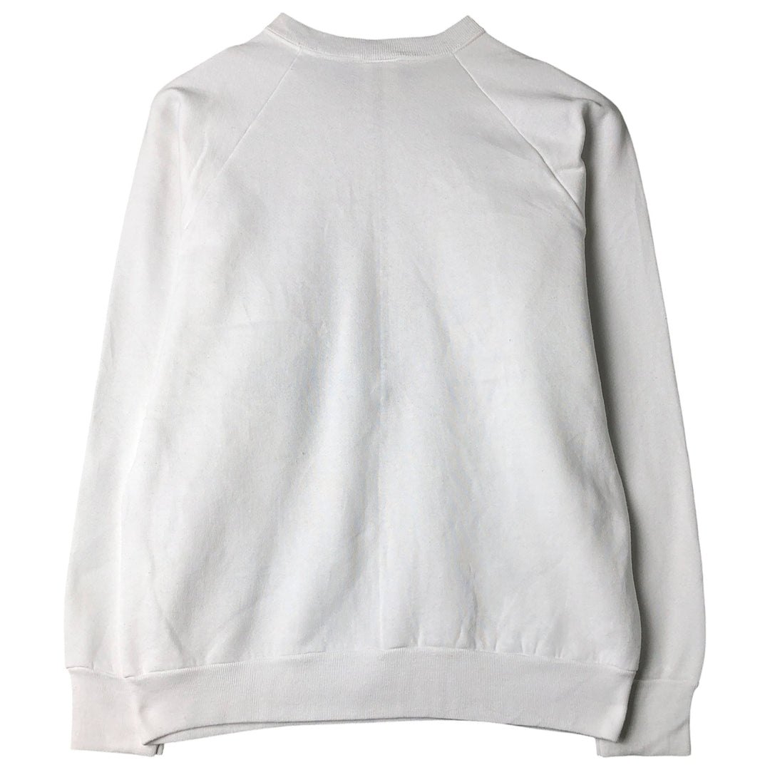 Vintage 1980'S Fruit of the Loom Pig Pattern Animal Sweatshirt, Made in USA, Men's Size L cotton white type Vintage Second Hand