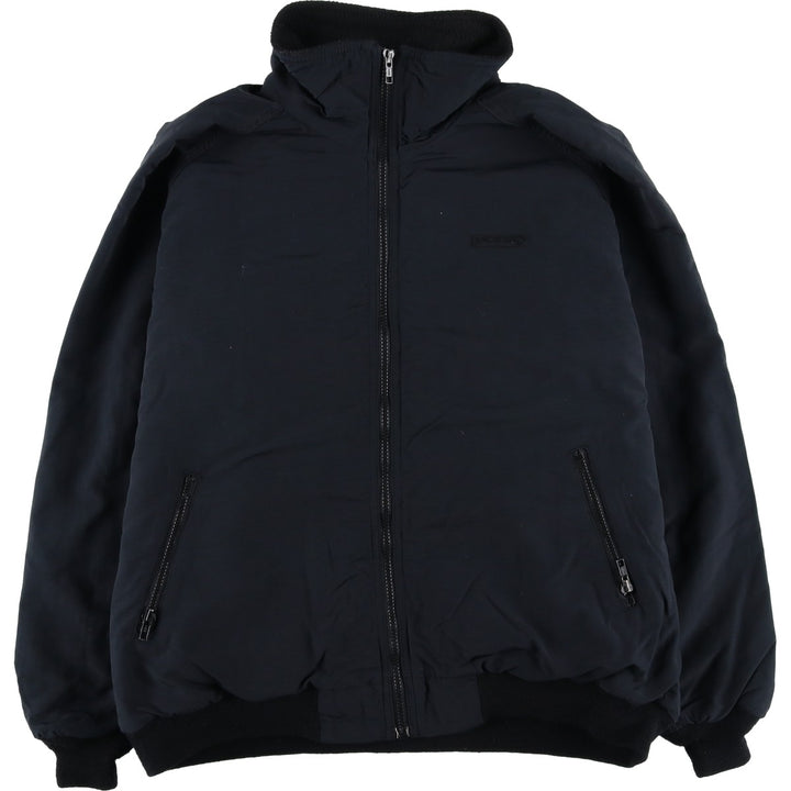 Vintage 80s-90'S Lands' End The Square nylon jacket, men's size XL unclear black type Vintage Second Hand