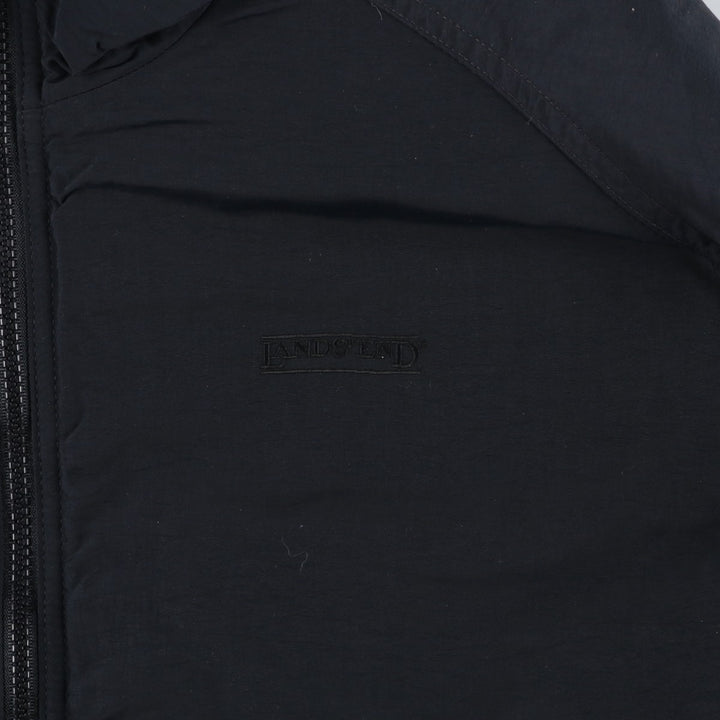 Vintage 80s-90'S Lands' End The Square nylon jacket, men's size XL unclear black type Vintage Second Hand