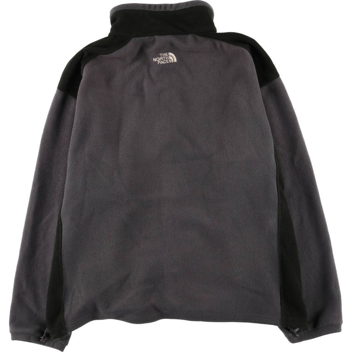 The North Face Men's XXL Fleece Jacket polyester Charcoal Vintage Second Hand