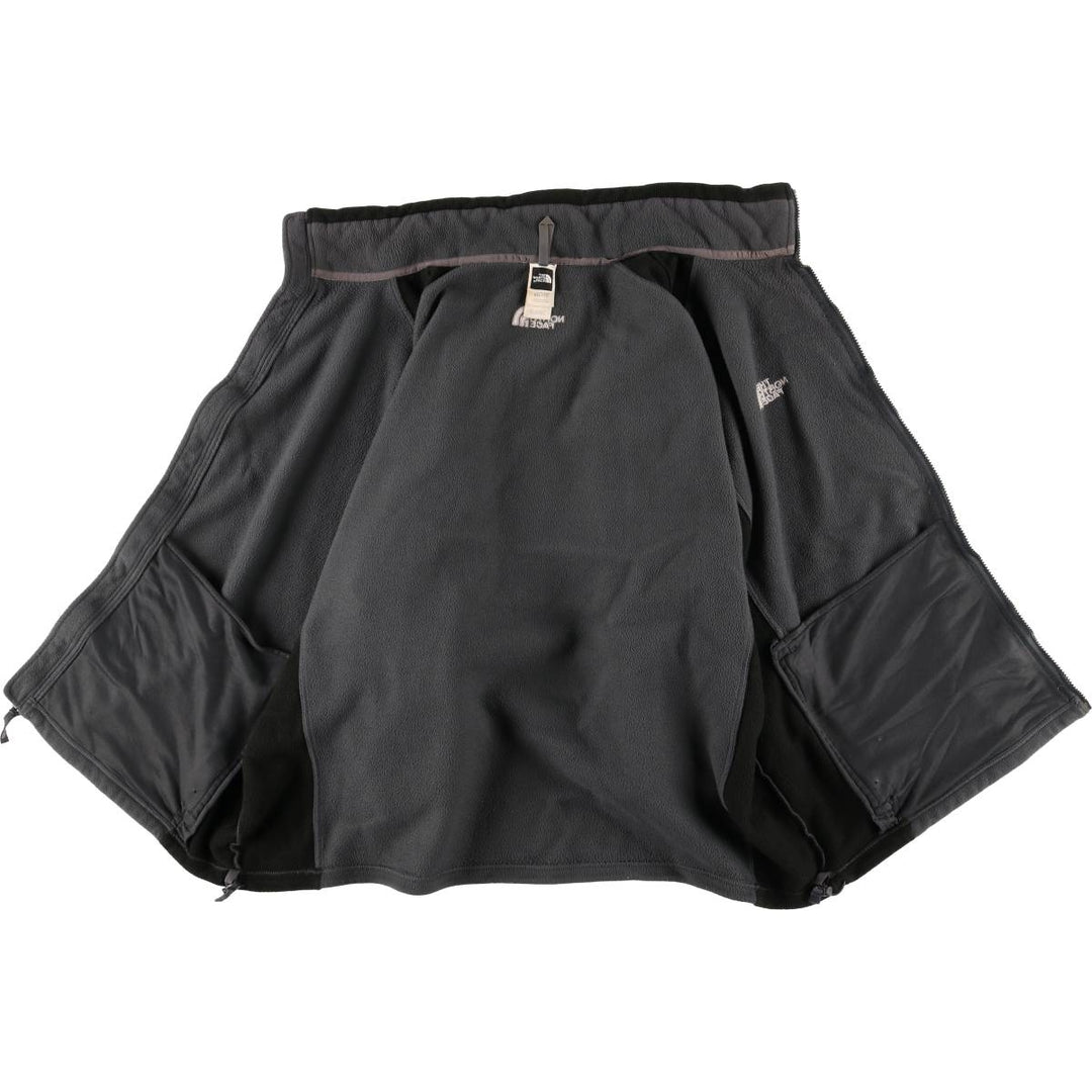 The North Face Men's XXL Fleece Jacket polyester Charcoal Vintage Second Hand