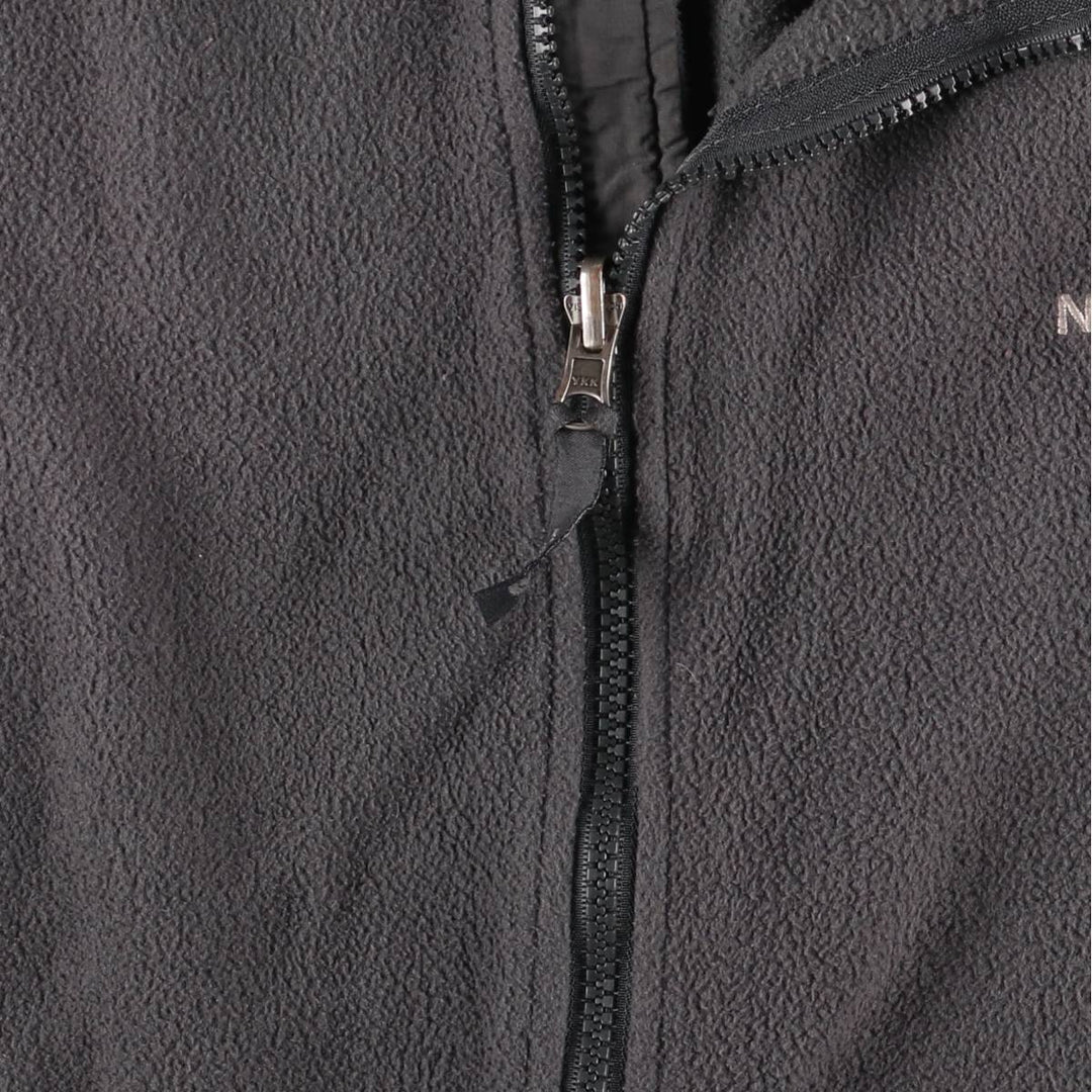 The North Face Men's XXL Fleece Jacket polyester Charcoal Vintage Second Hand