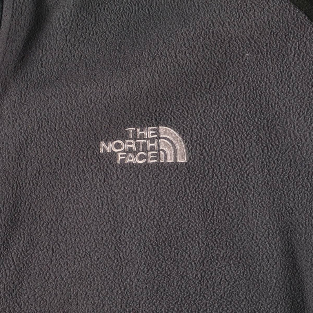 The North Face Men's XXL Fleece Jacket polyester Charcoal Vintage Second Hand