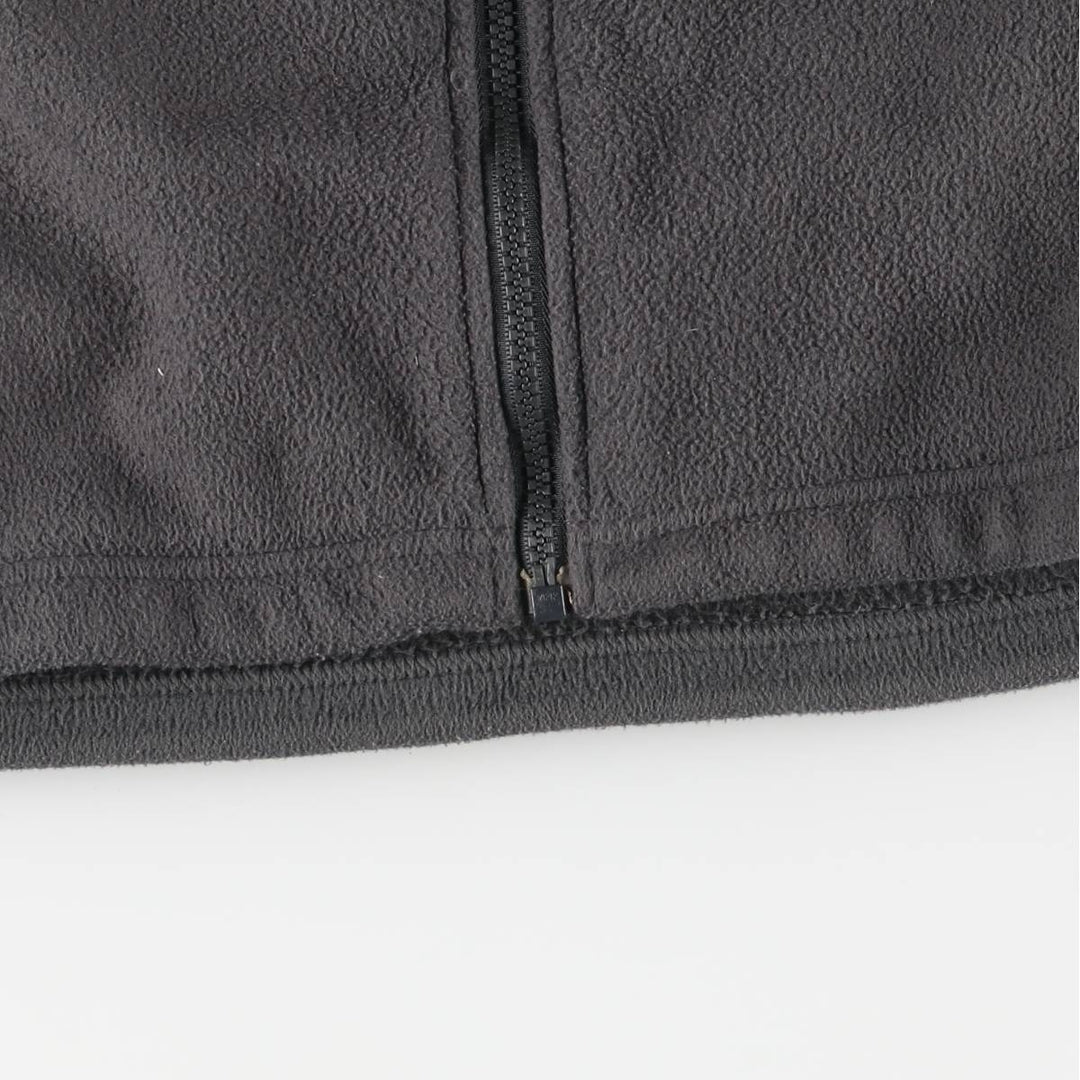 The North Face Men's XXL Fleece Jacket polyester Charcoal Vintage Second Hand