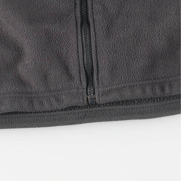The North Face Men's XXL Fleece Jacket polyester Charcoal Vintage Second Hand