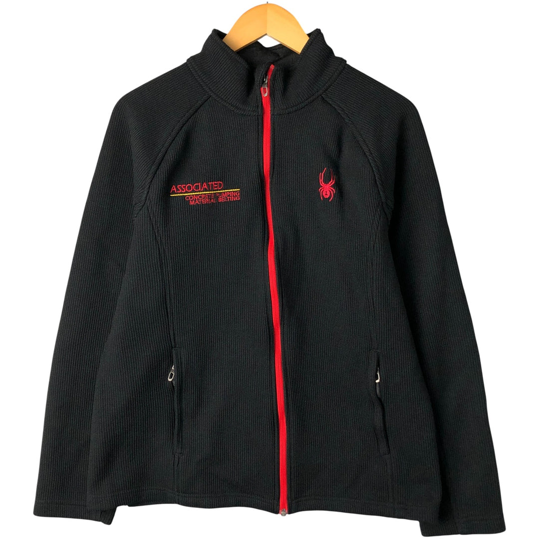 SPYDER Fleece Jacket, Men's Size L polyester black type Vintage Second Hand