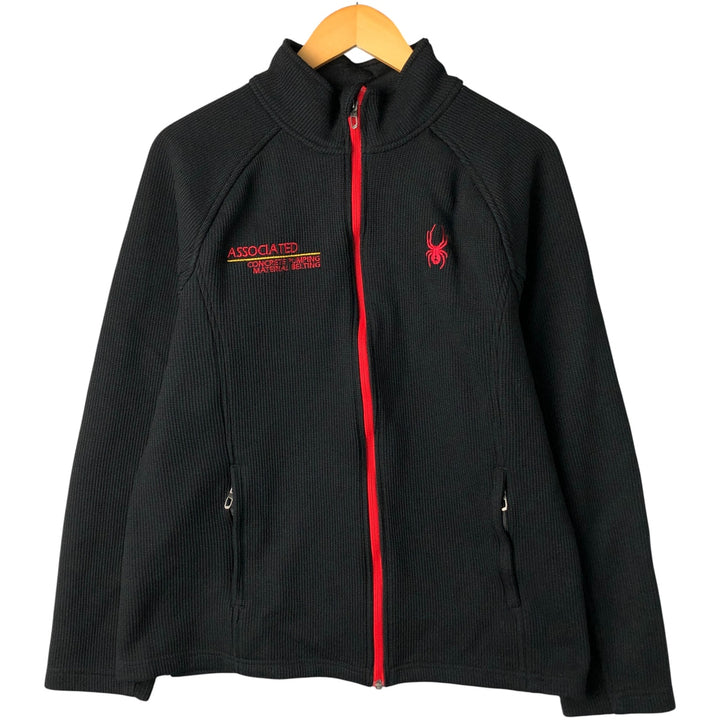 SPYDER Fleece Jacket, Men's Size L polyester black type Vintage Second Hand