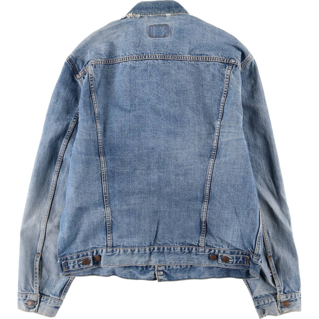 Levi's 70550-0414 Euro Model Denim Jacket, Men's Size XL cotton blue type Vintage Second Hand