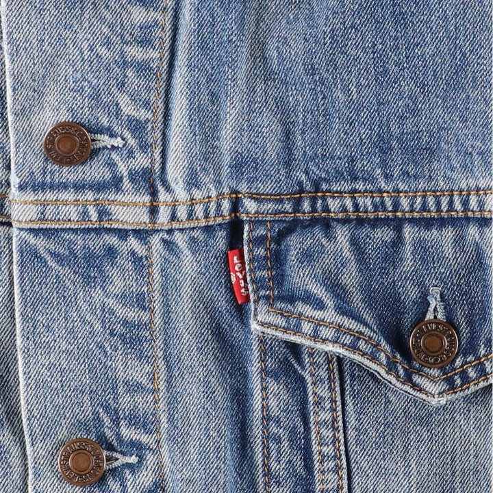 Levi's 70550-0414 Euro Model Denim Jacket, Men's Size XL cotton blue type Vintage Second Hand