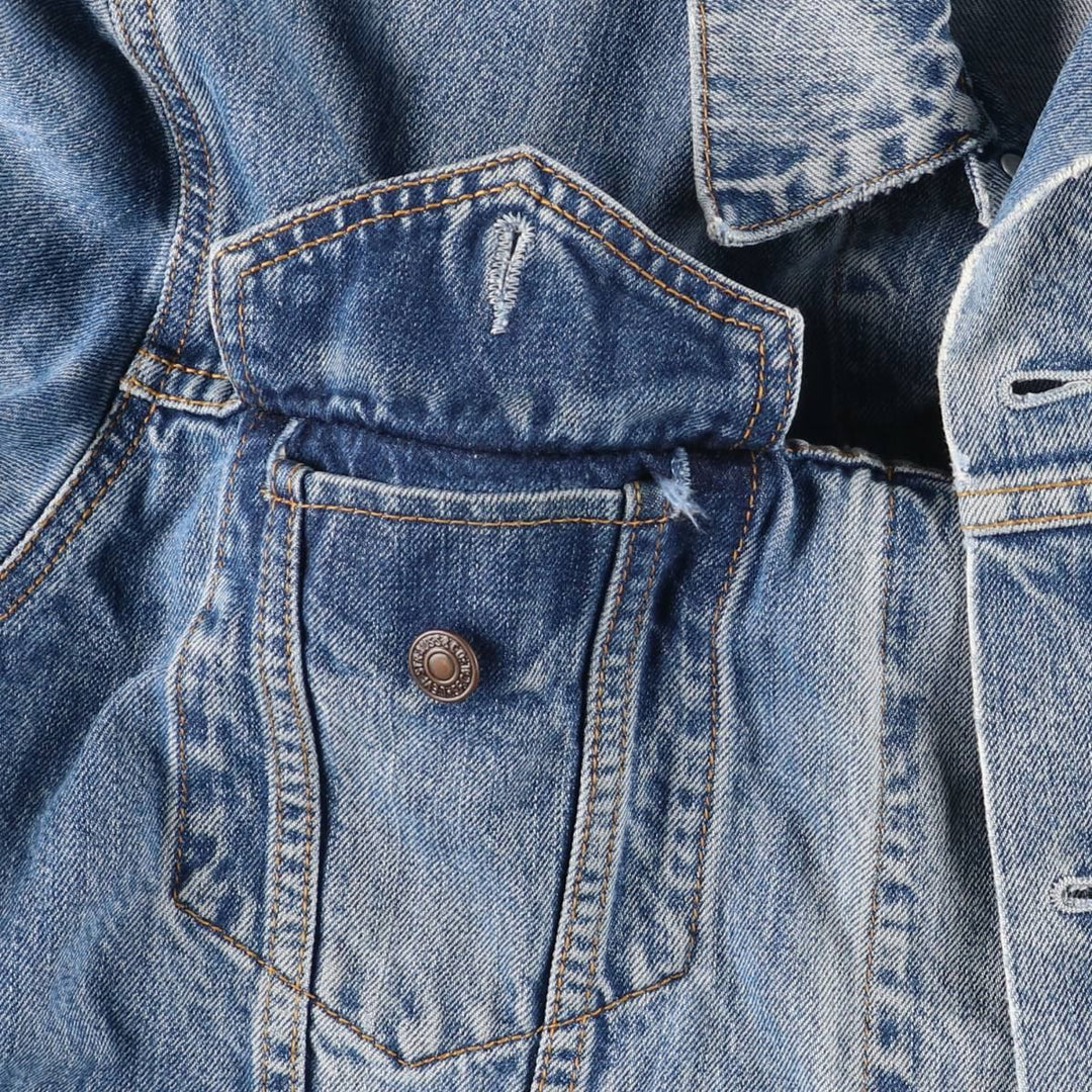 Levi's 70550-0414 Euro Model Denim Jacket, Men's Size XL cotton blue type Vintage Second Hand