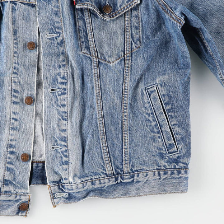 Levi's 70550-0414 Euro Model Denim Jacket, Men's Size XL cotton blue type Vintage Second Hand