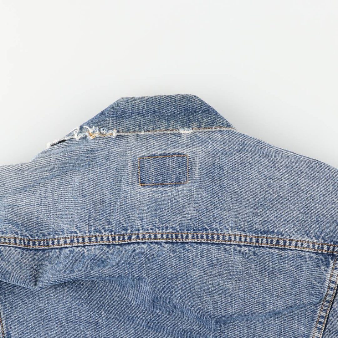 Levi's 70550-0414 Euro Model Denim Jacket, Men's Size XL cotton blue type Vintage Second Hand