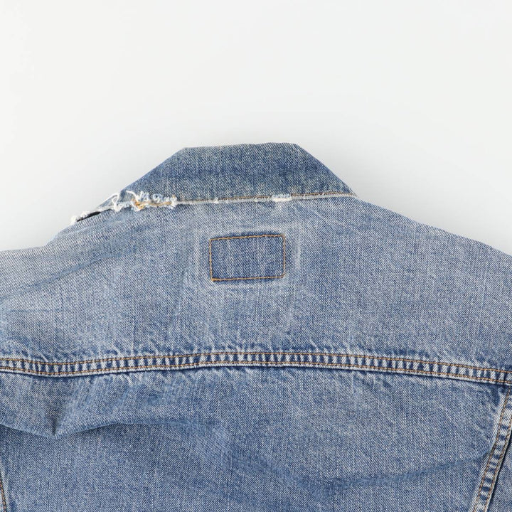 Levi's 70550-0414 Euro Model Denim Jacket, Men's Size XL cotton blue type Vintage Second Hand