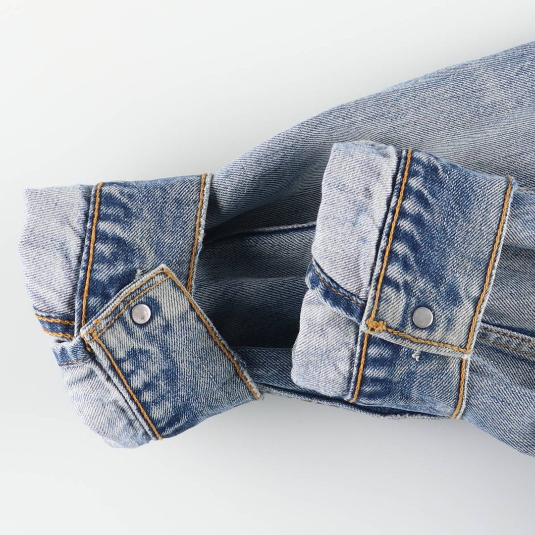Levi's 70550-0414 Euro Model Denim Jacket, Men's Size XL cotton blue type Vintage Second Hand
