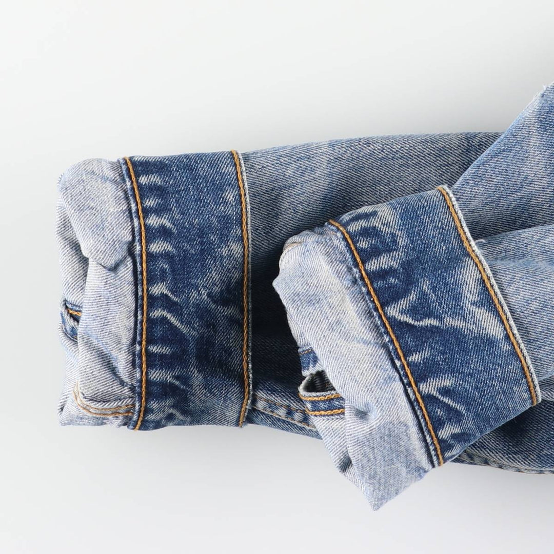 Levi's 70550-0414 Euro Model Denim Jacket, Men's Size XL cotton blue type Vintage Second Hand