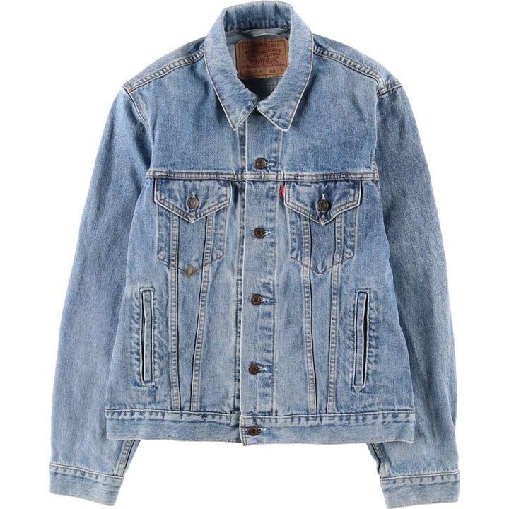 90'S Levi's 70503-0414 Denim Jacket, Men's Size Medium, Vintage cotton blue type Vintage Second Hand