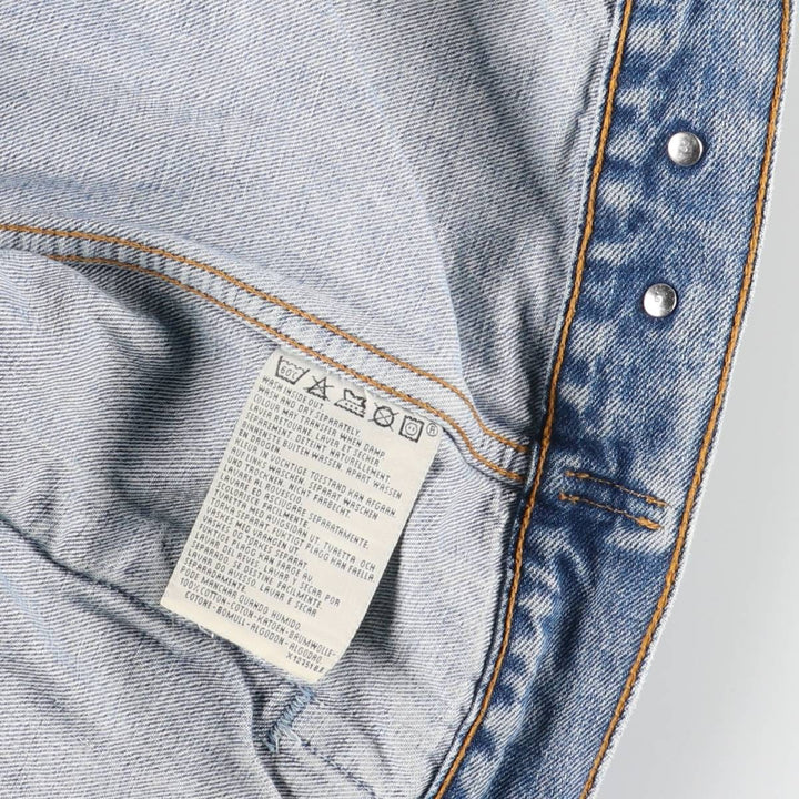 90'S Levi's 70503-0414 Denim Jacket, Men's Size Medium, Vintage cotton blue type Vintage Second Hand