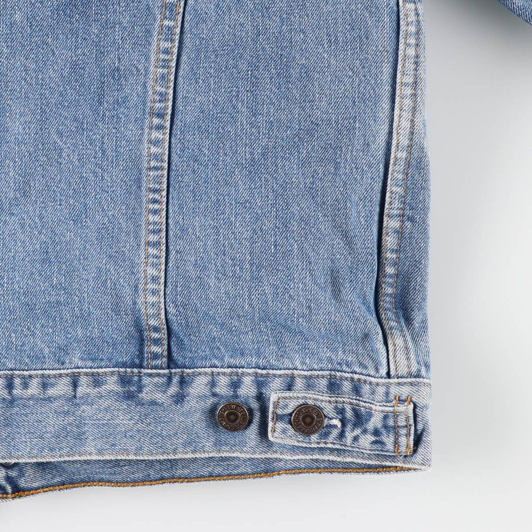 90'S Levi's 70503-0414 Denim Jacket, Men's Size Medium, Vintage cotton blue type Vintage Second Hand