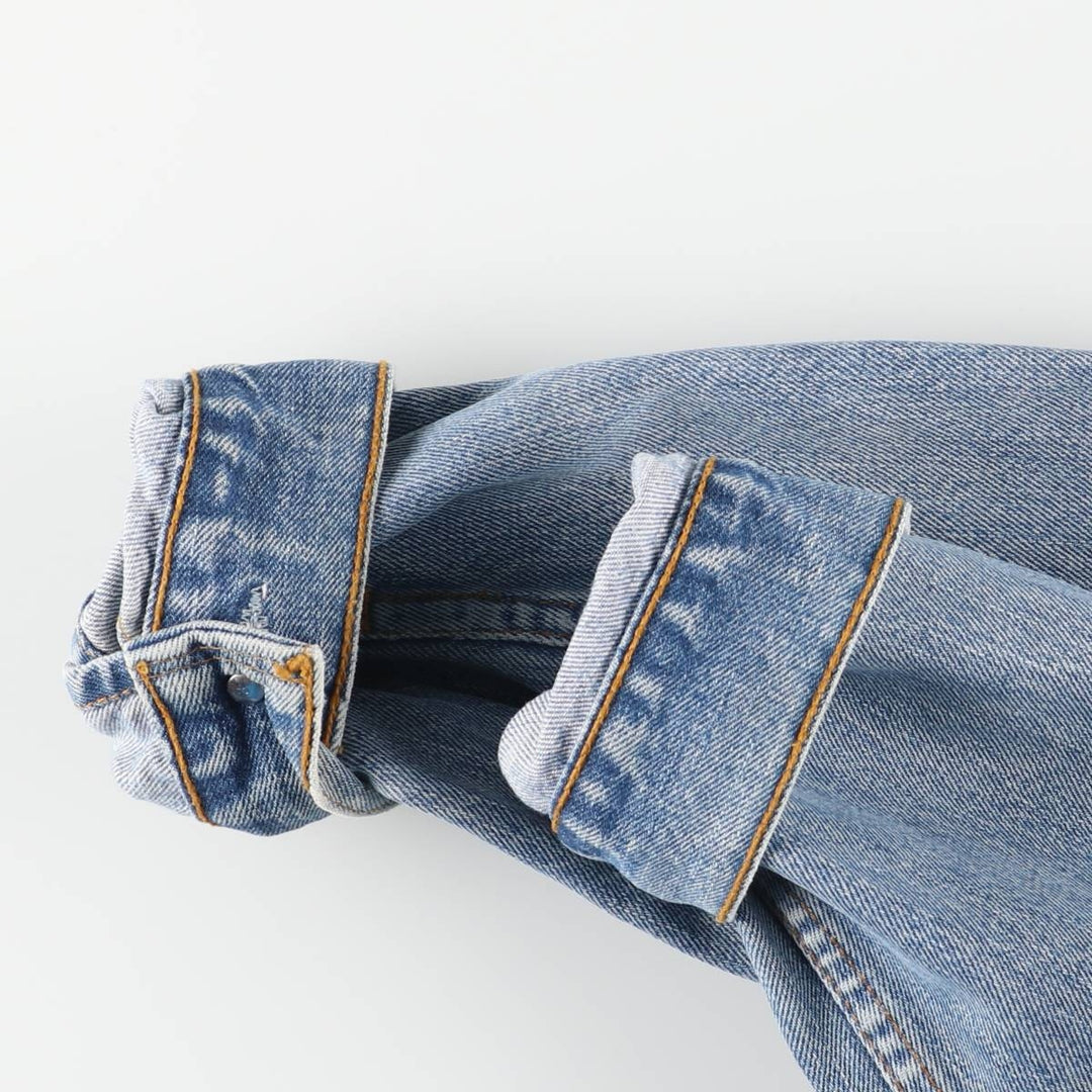 90'S Levi's 70503-0414 Denim Jacket, Men's Size Medium, Vintage cotton blue type Vintage Second Hand