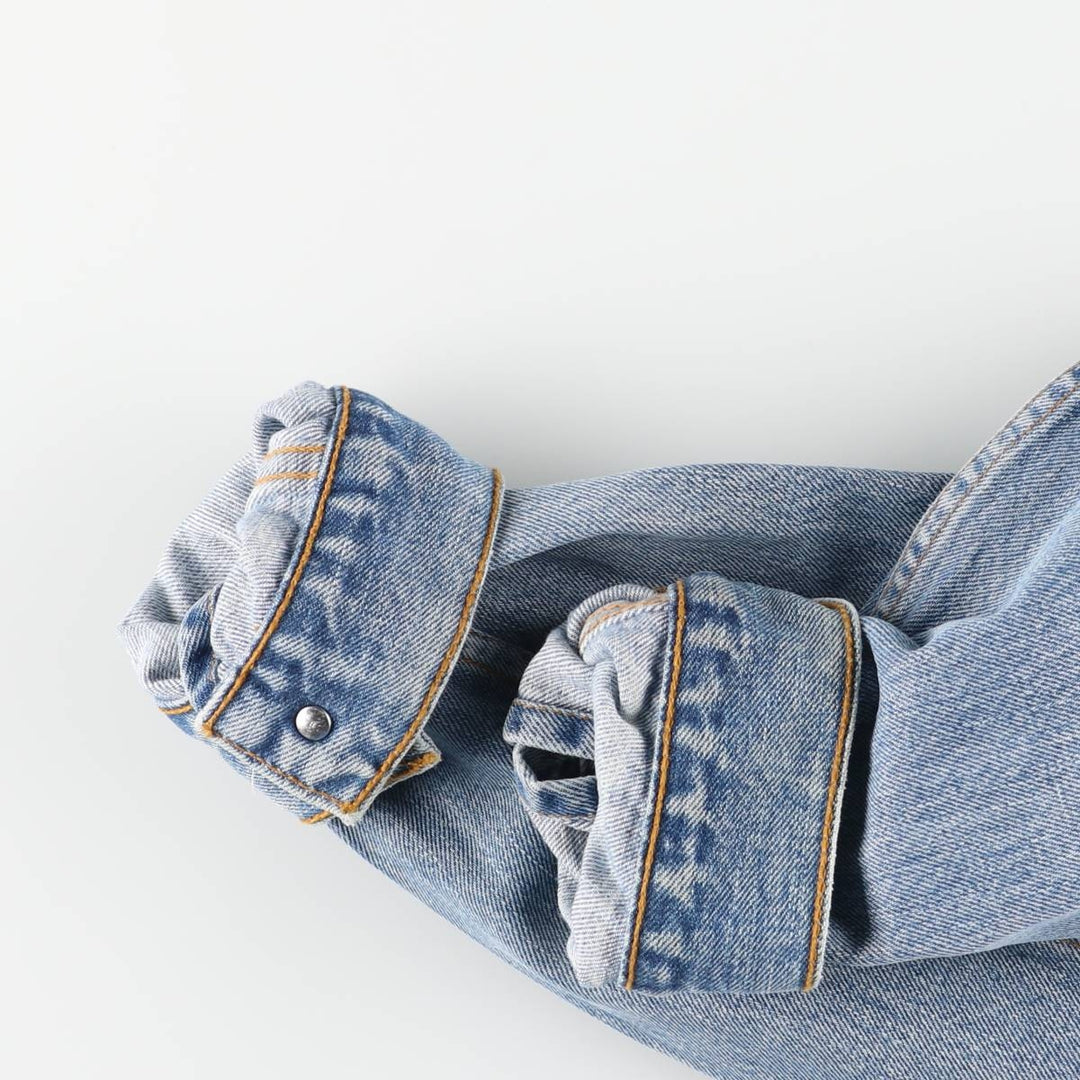 90'S Levi's 70503-0414 Denim Jacket, Men's Size Medium, Vintage cotton blue type Vintage Second Hand