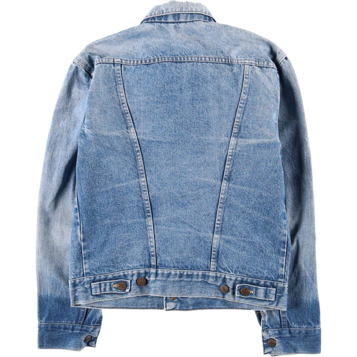 Vintage 90'S Wrangler denim jacket, men's size small cotton blue type Vintage Second Hand