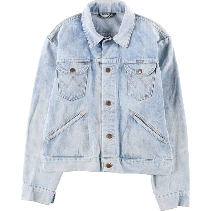 Vintage Wrangler denim jacket, size M, men's cotton blue type Vintage Second Hand
